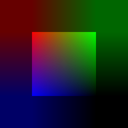 3 point gradient trick and vertex colors